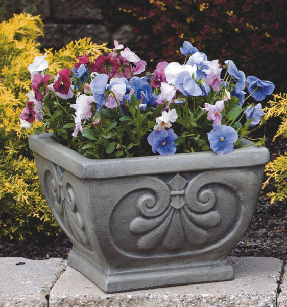 Normandy Planter Acanthus Planter Cement Hand Made America